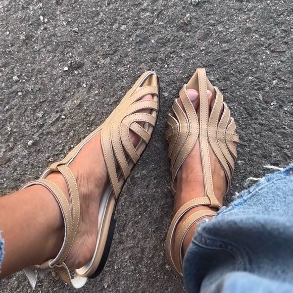 - Elegant Tan Women's Shoes - Picture 3 of 4